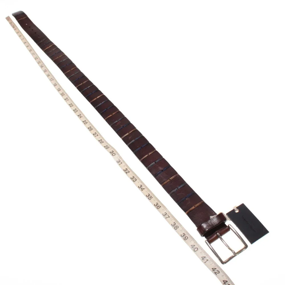 Veneta Cinture NWT Classic Belt Size 90 (US 34) in Brown Leather Made in Italy
